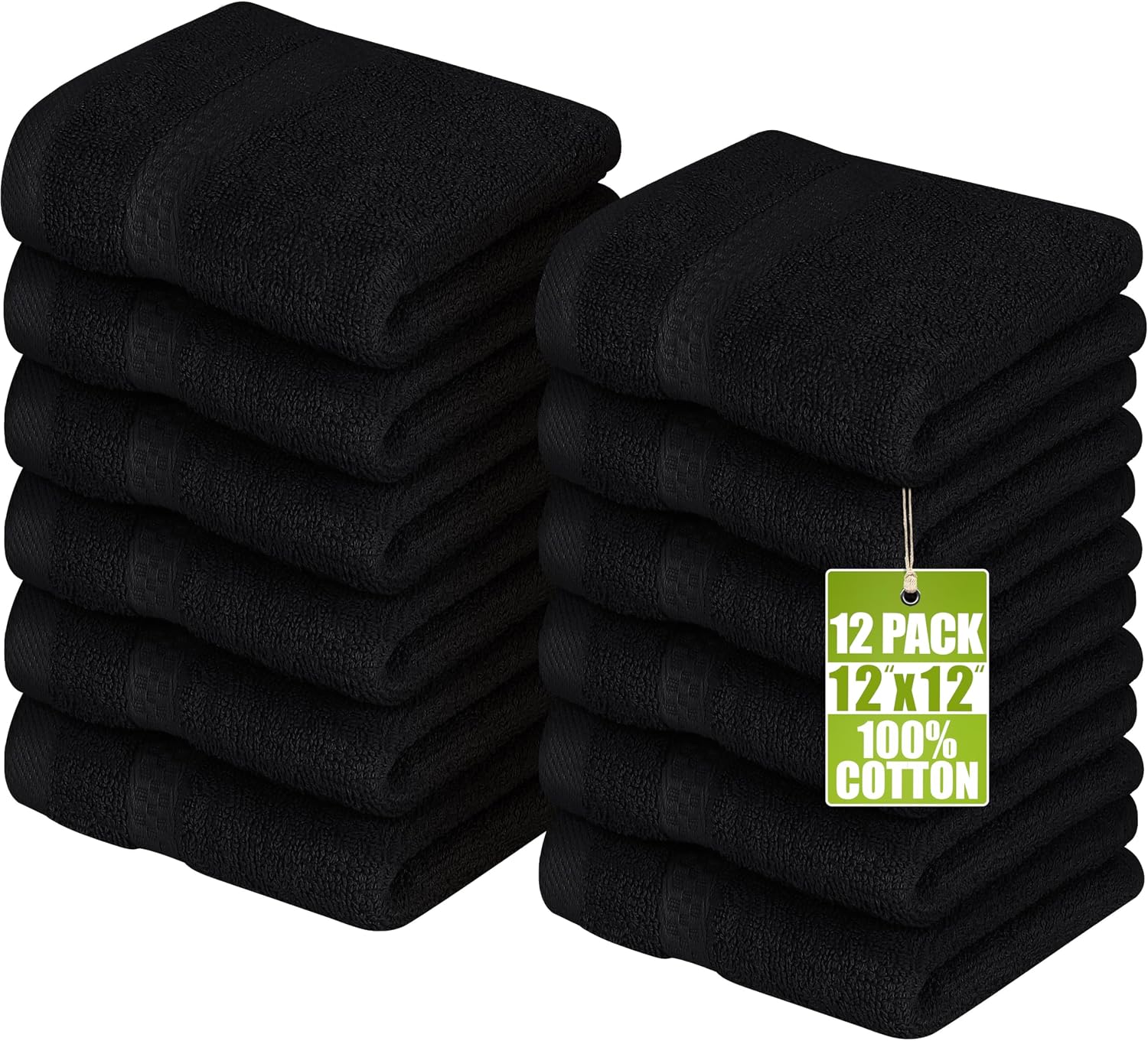 Detalle de Utopia Towels Set 12 asciugamani 30x30 cm 🧖♀