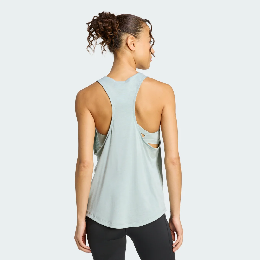 Thumbnail 1 de Adidas Yoga Essentials, camiseta de tirantes verde