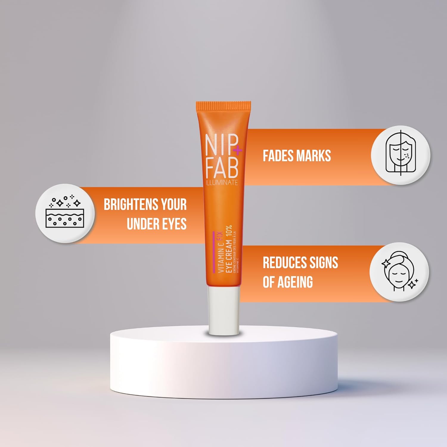Detalle de Nip+Fab Vitamin C Fix Crema Occhi 10% (5% Vitamina C) illuminante e levigante da 15 ml