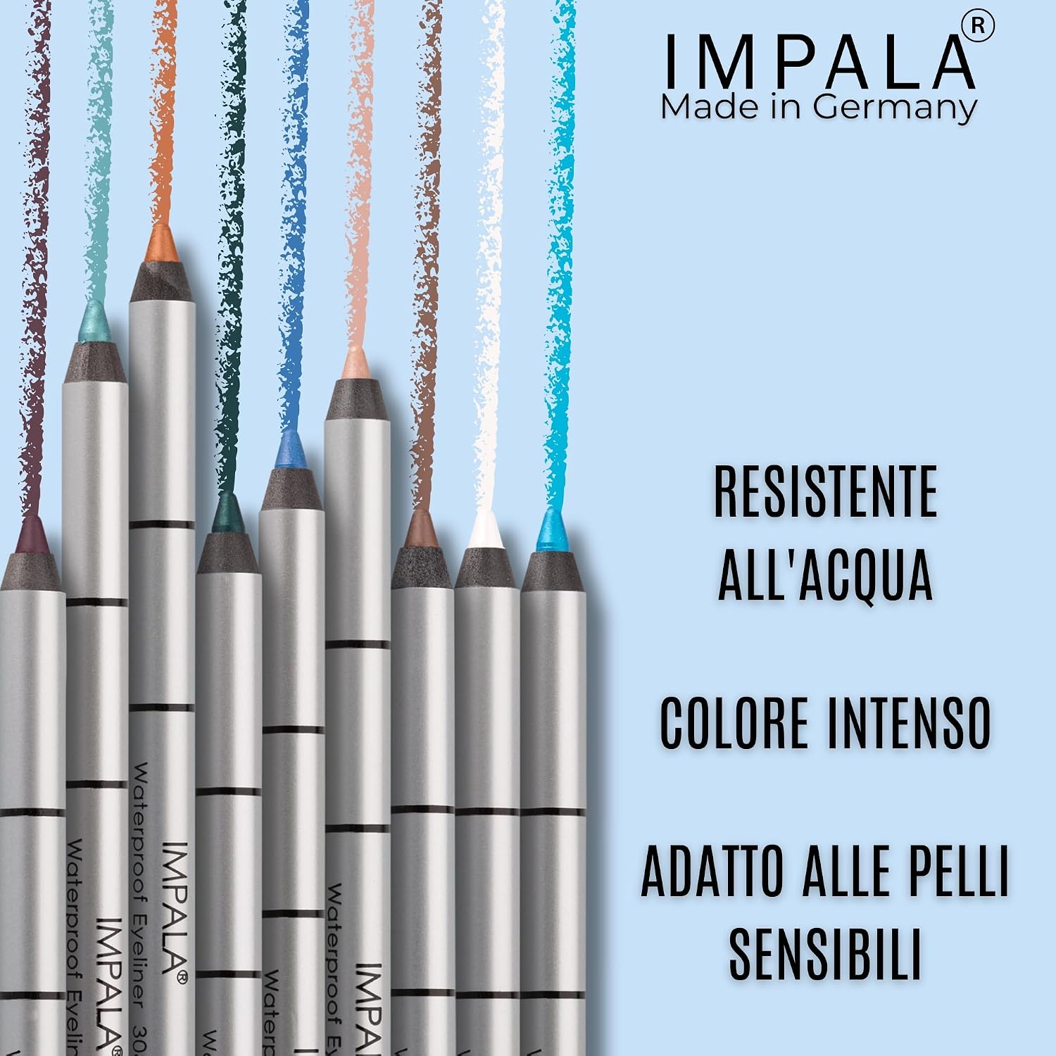 Detalle de Impala Matita Occhi Cremosa Waterproof Colore 311 Argento