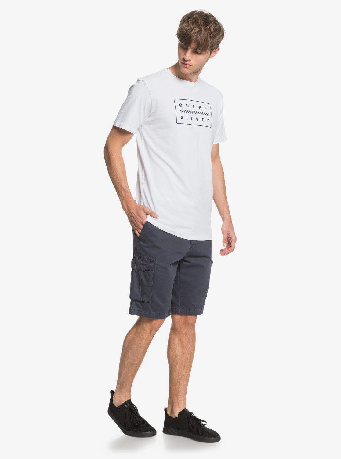 Detalle 2 de Quiksilver Crucial Battle Short Shorts pour homme — cargo léger et confortable