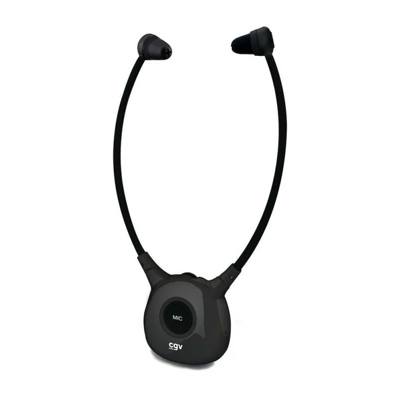 Thumbnail 2 de CGV Dolfin Onyx: Auriculares inalámbricos para TV con estación base (negros)