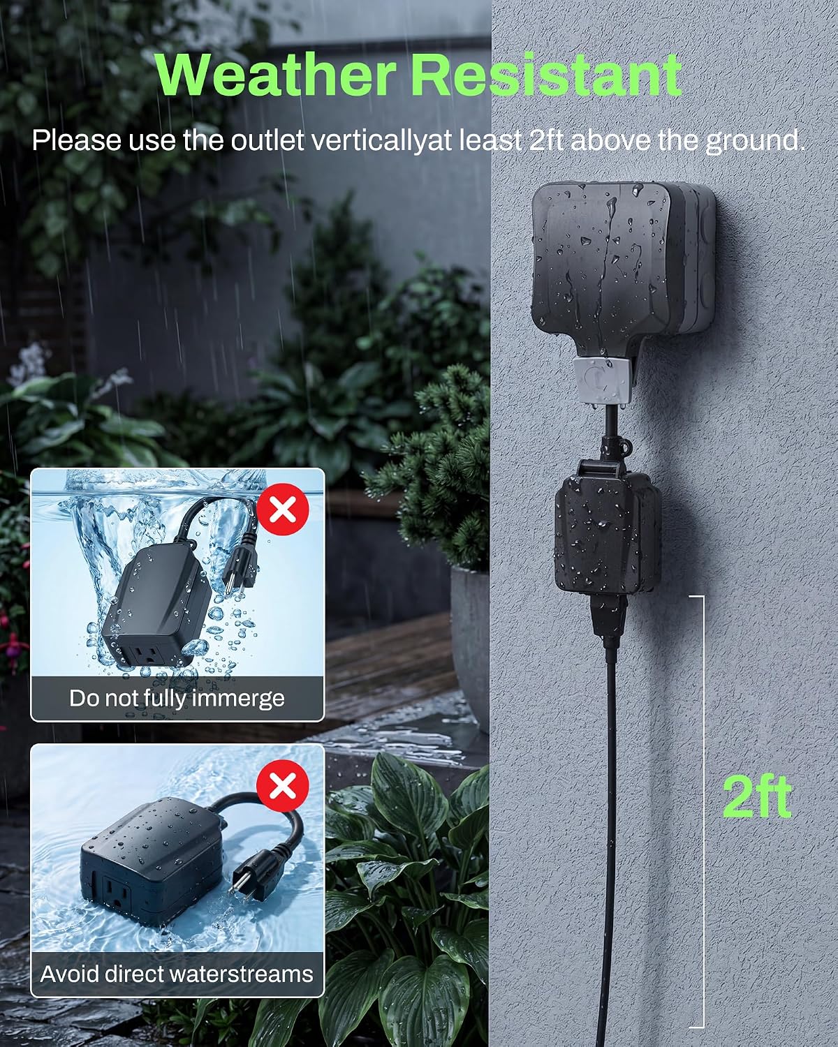 Detalle de BN-LINK 24-Hour Outdoor Mechanical Timer with 30-Minute Intervals