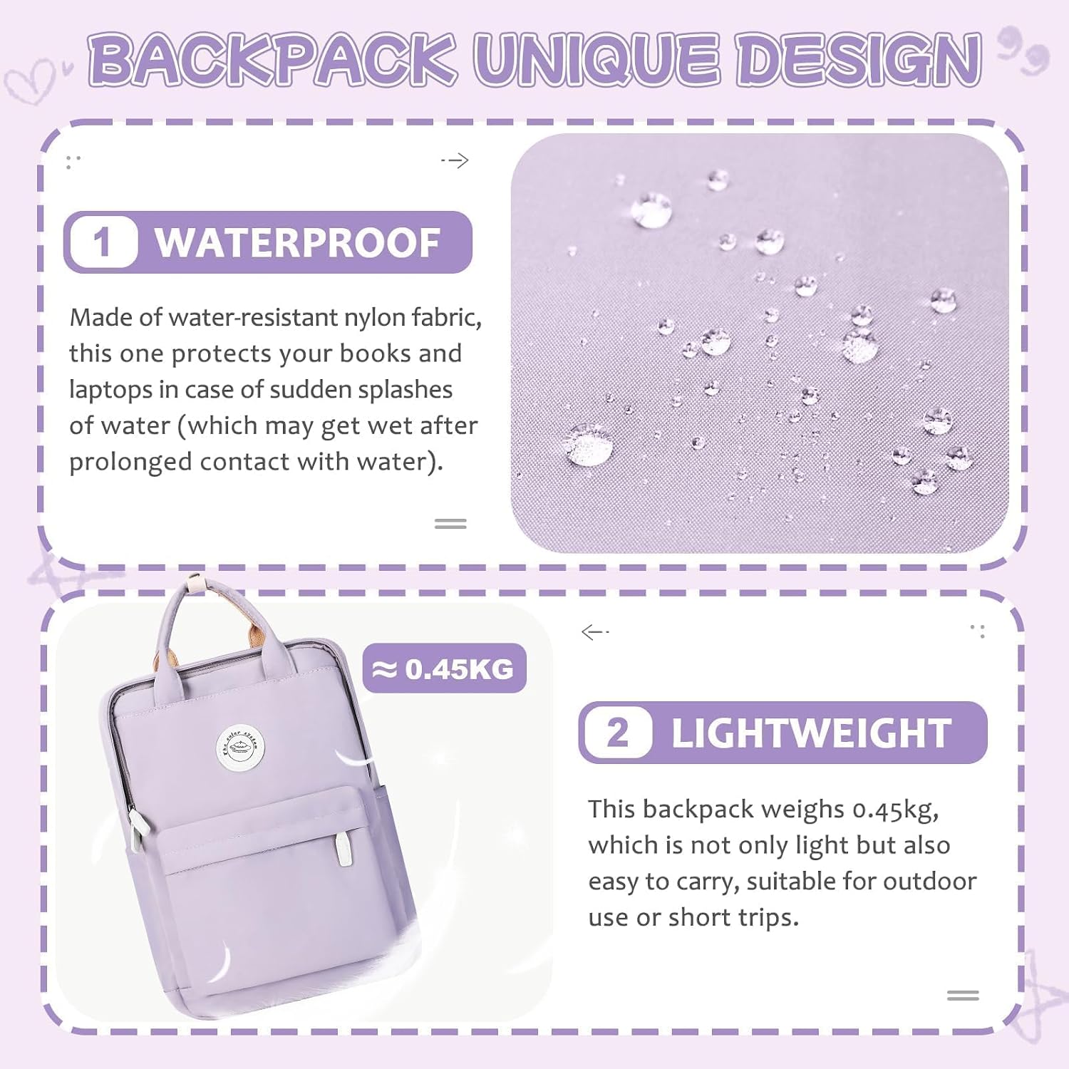 Thumbnail 5 de HYC00 Schultasche Schulrucksack 12 L