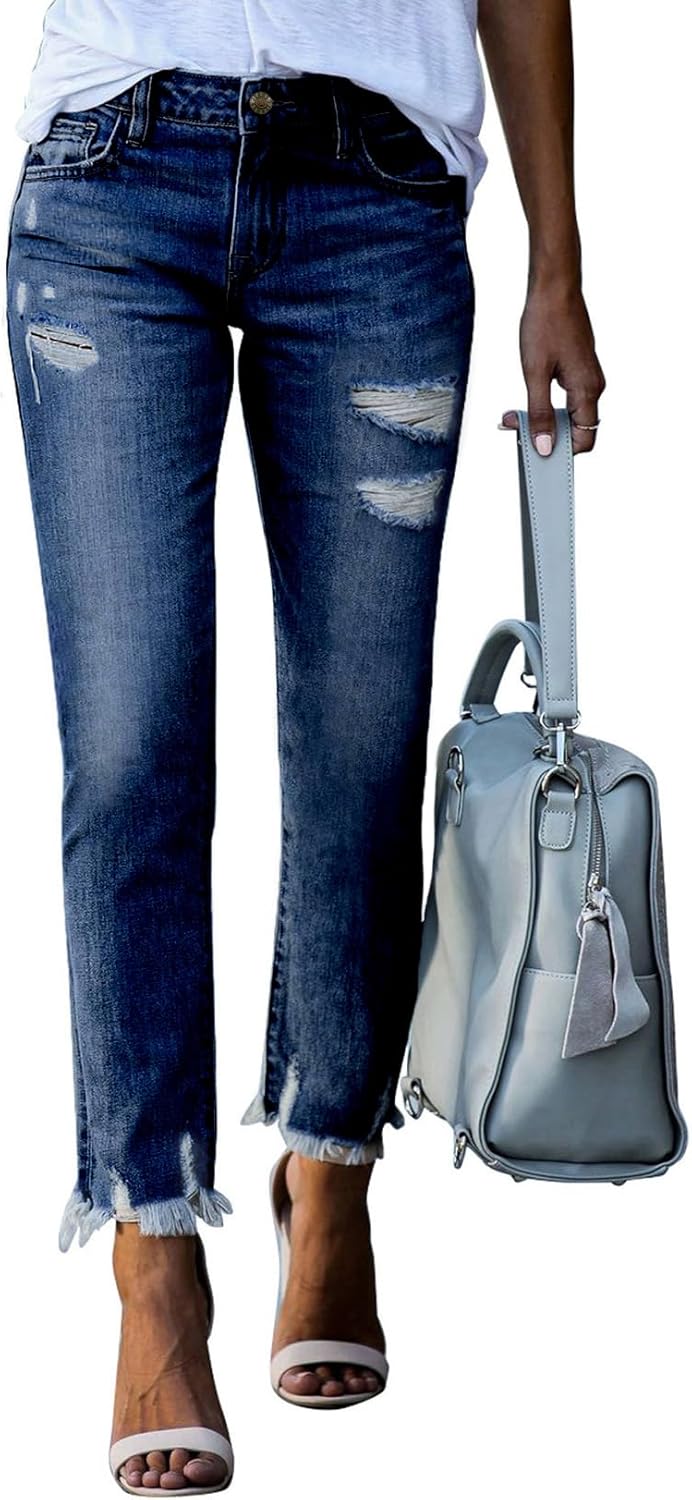 Detalle de EVALESS High Waisted Tummy Control Jeans 26