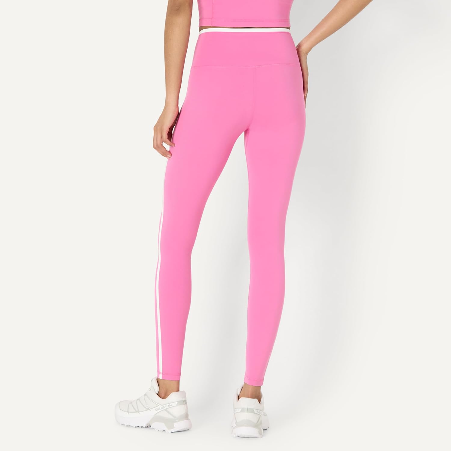 Thumbnail 1 de Amazon Essentials Women's Active FormFlex Buttery Soft High Waist Full Length Yoga Leggings with Contrast Trim