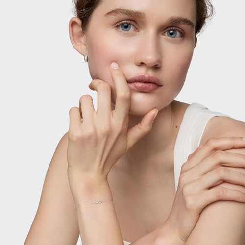 Thumbnail 3 de TOUS Pulsera de cadena de plata de primera ley 925 con motivo infinito para mujer (17,5 cm)