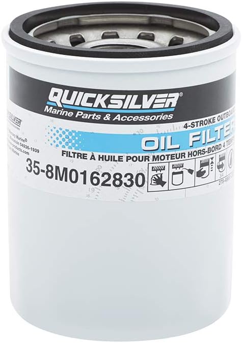 Thumbnail 5 de Quicksilver 8M0162830 Oil Filter for Select Mercury & Mariner 4-Stroke Outboards (25–115hp)