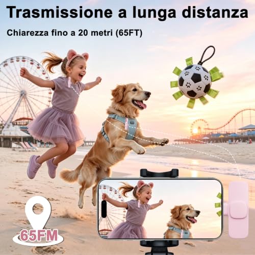 Thumbnail 6 de Uewpv 2026 Microfono lavalier wireless rosa – guida all’acquisto