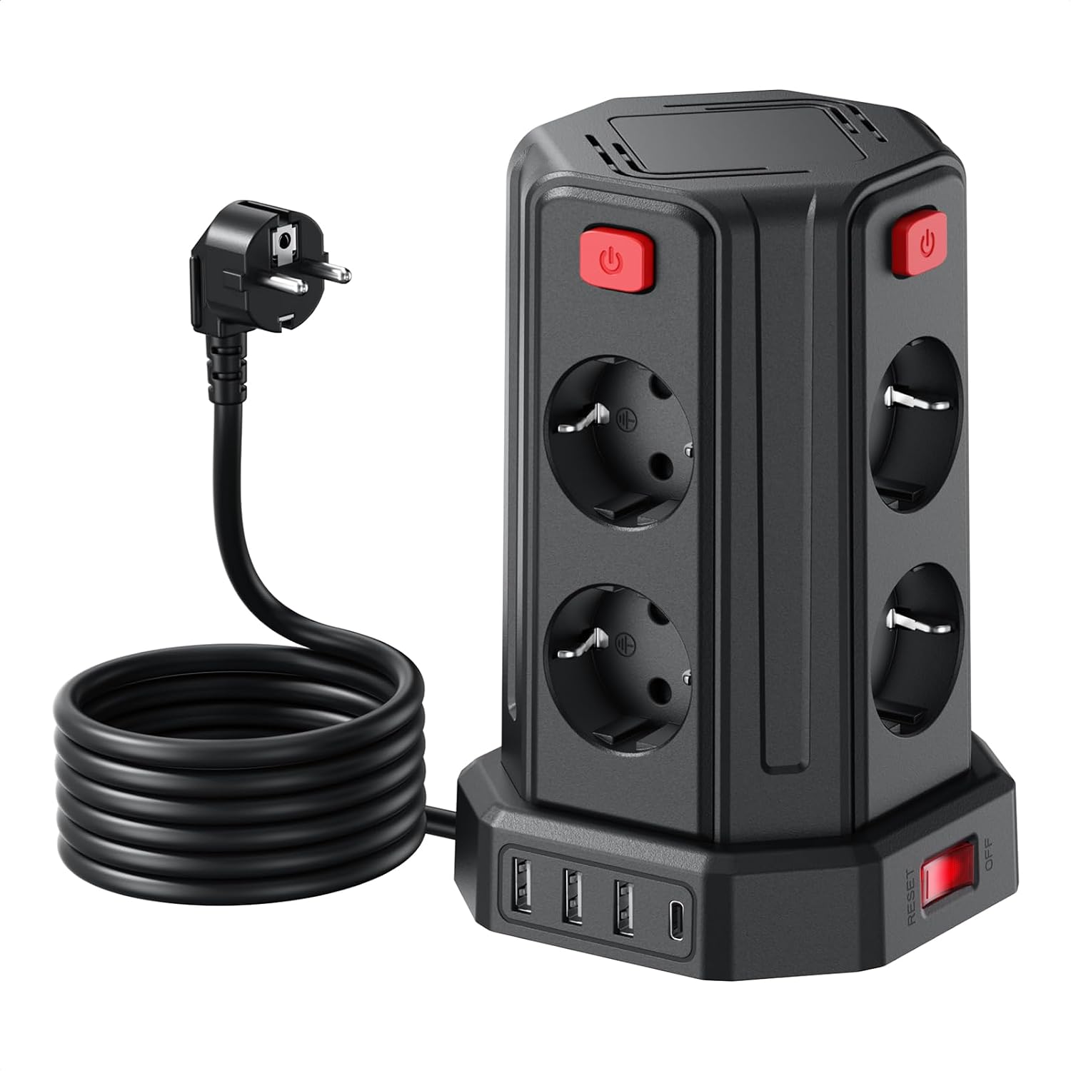 Detalle de Sameriver 8‑fach Mehrfachsteckdose 3 m 🔌