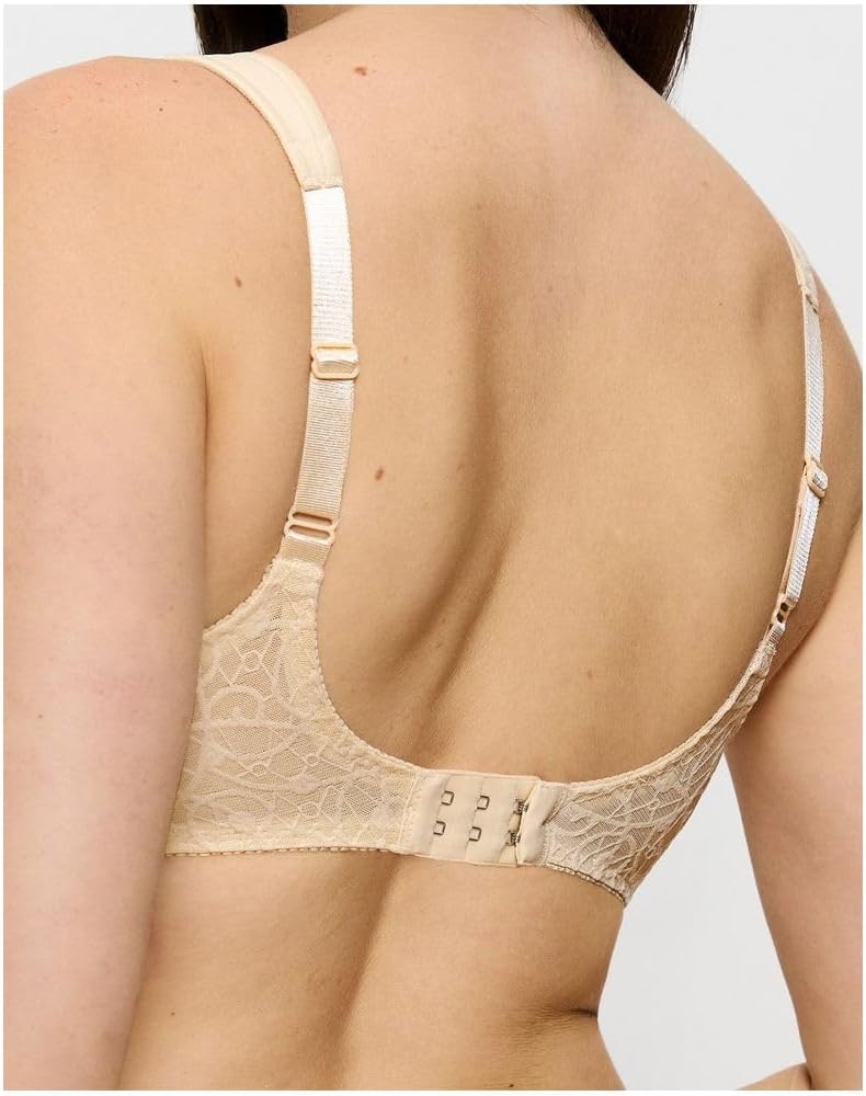 Detalle de Triumph Minimizer/Shaper – Soutien-gorge gainant à armatures, coton doux et dentelle - uni - femme