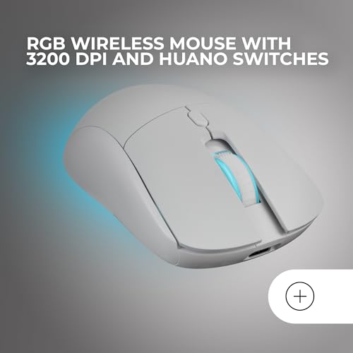 Detalle 2 de Mars Gaming MCPWTKL: Combo Gaming Inalámbrico 3en1 (Teclado TKL FRGB, Ratón 3200 DPI HUANO, Alfombrilla 360x260mm) - DualPro Link 2.4GPRO