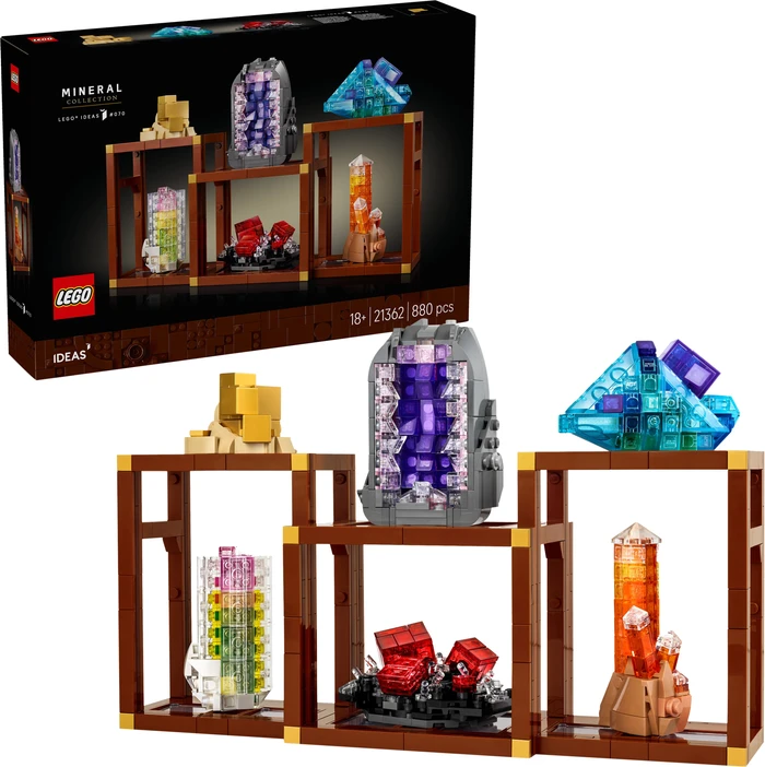 Thumbnail 8 de LEGO Ideas Mineraliensammlung 21362 – Miniaturnachbildung für dein Regal