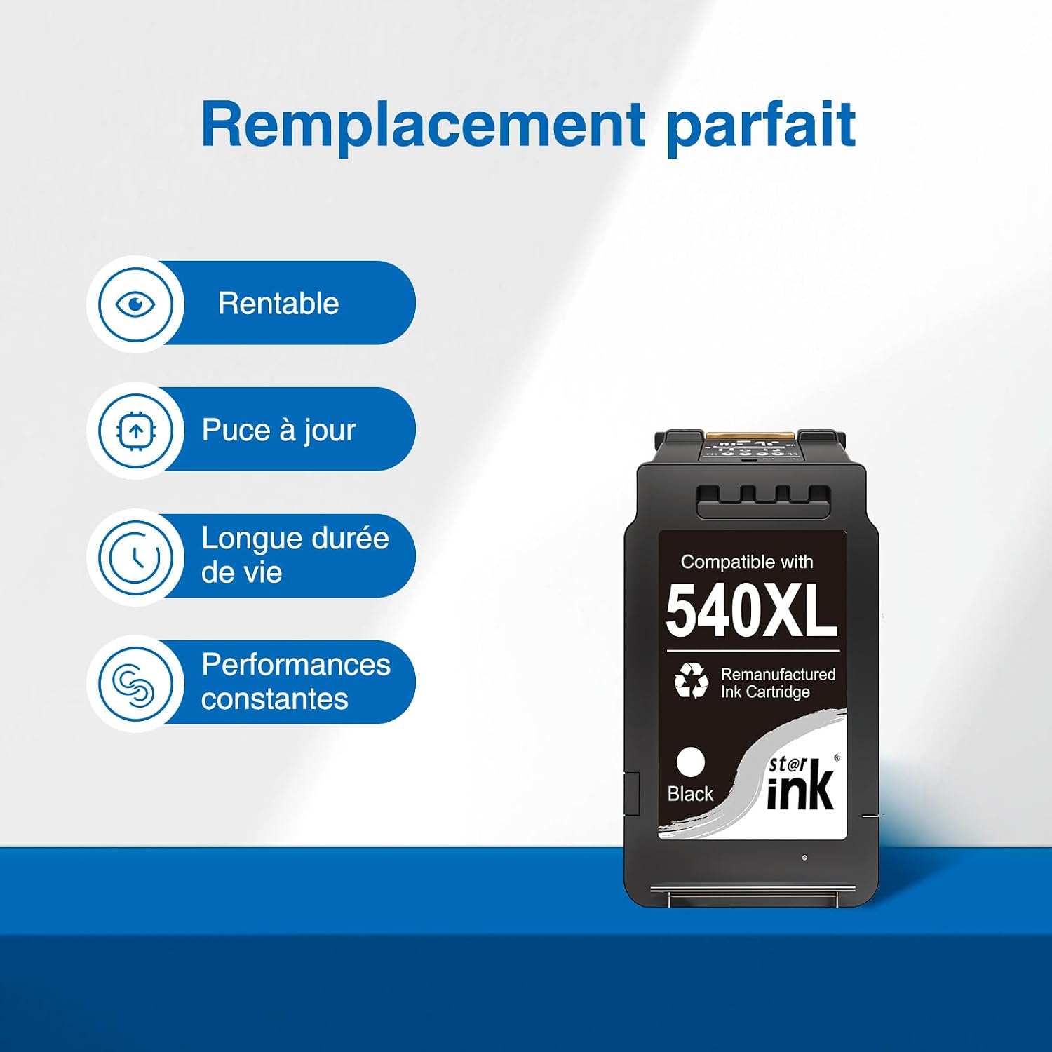 Thumbnail 1 de st@r ink Starink Cartouches Encre 540XL / 541XL compatibles Canon (PG-540XL & CL-541XL) pour PIXMA