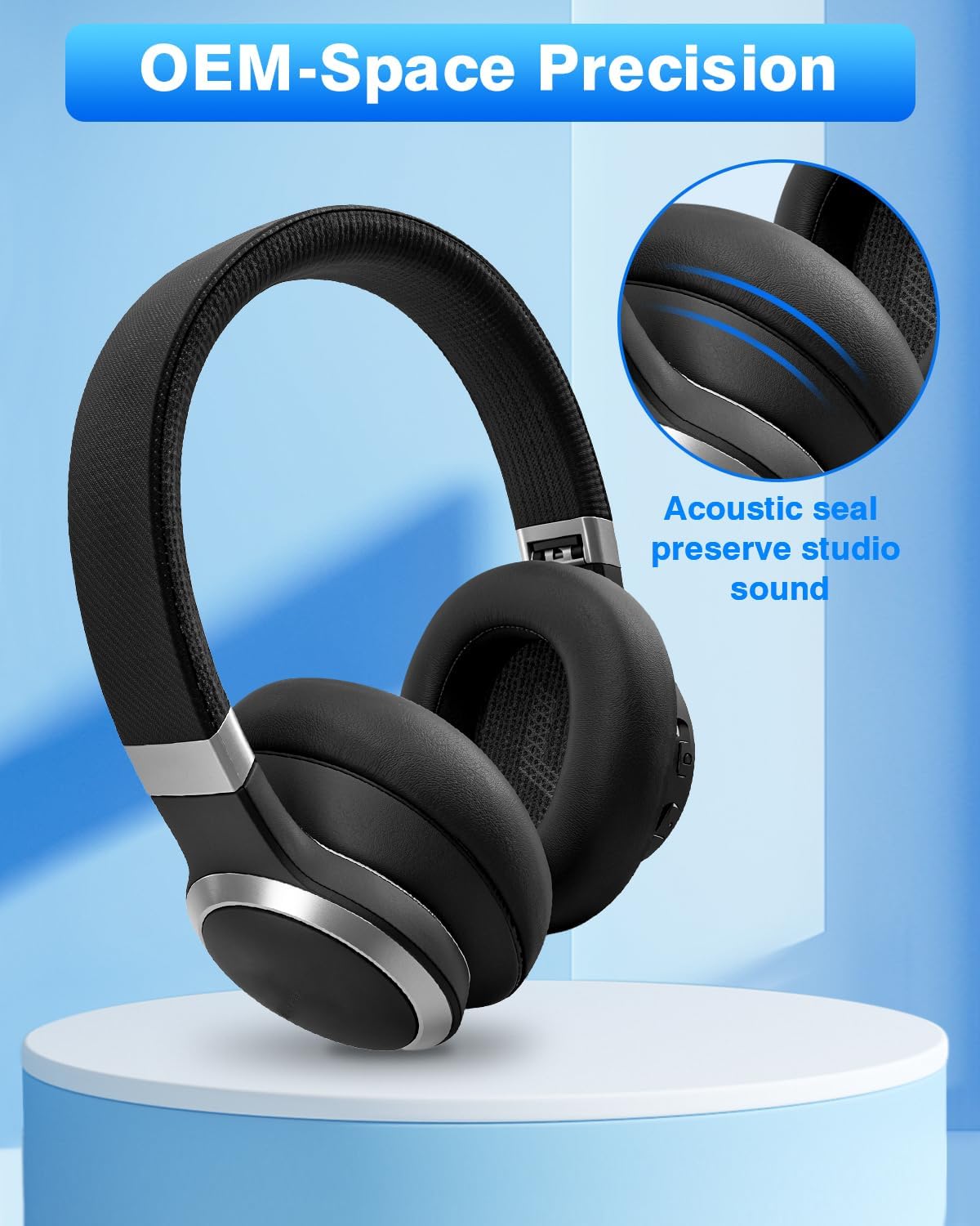 Detalle de Link Dream Coussinets Mousse pour JBL E65 / Live 650 / Duet NC — confort amélioré et isolation