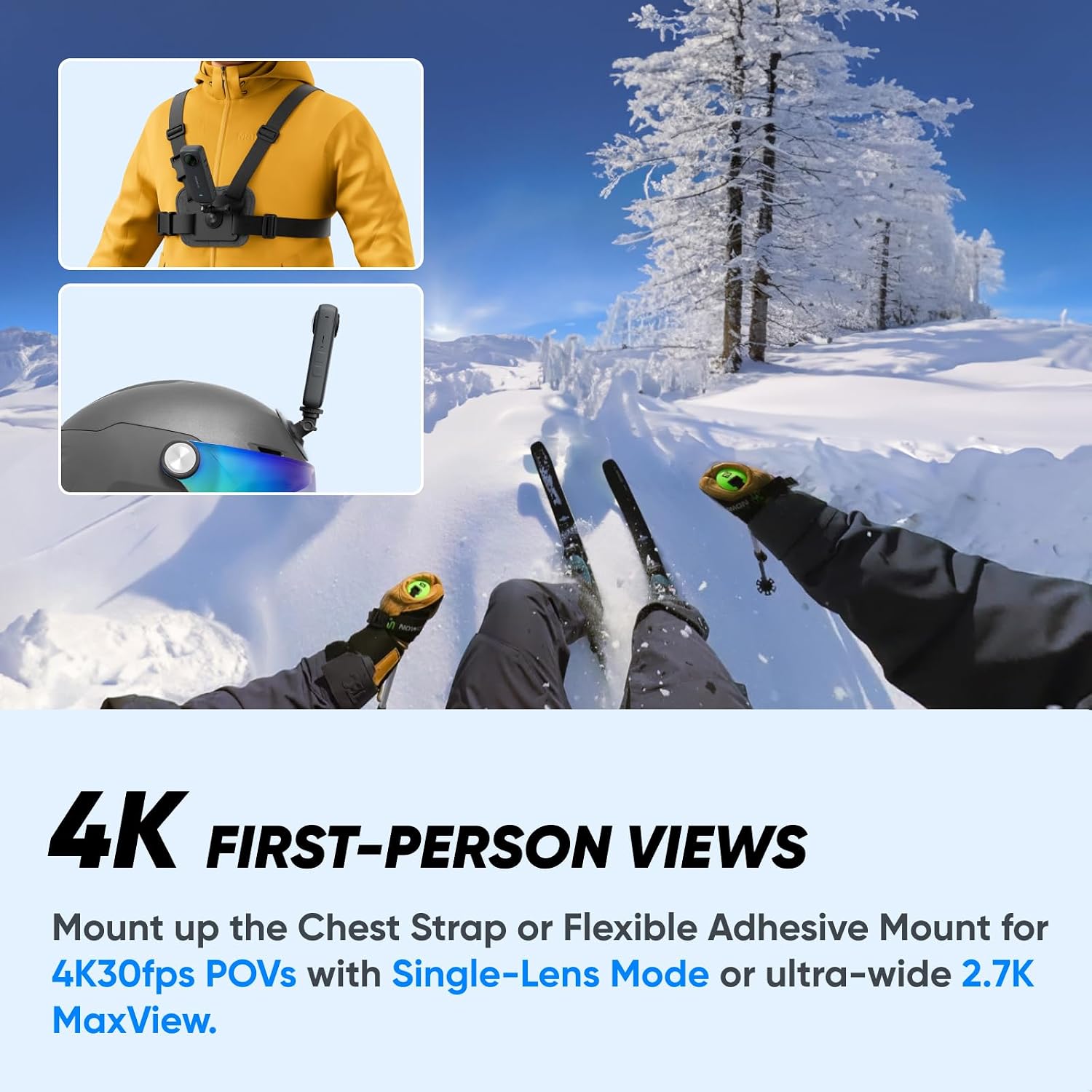 Thumbnail 5 de Insta360 X3 Kit Neve action cam 5.7K 72MP