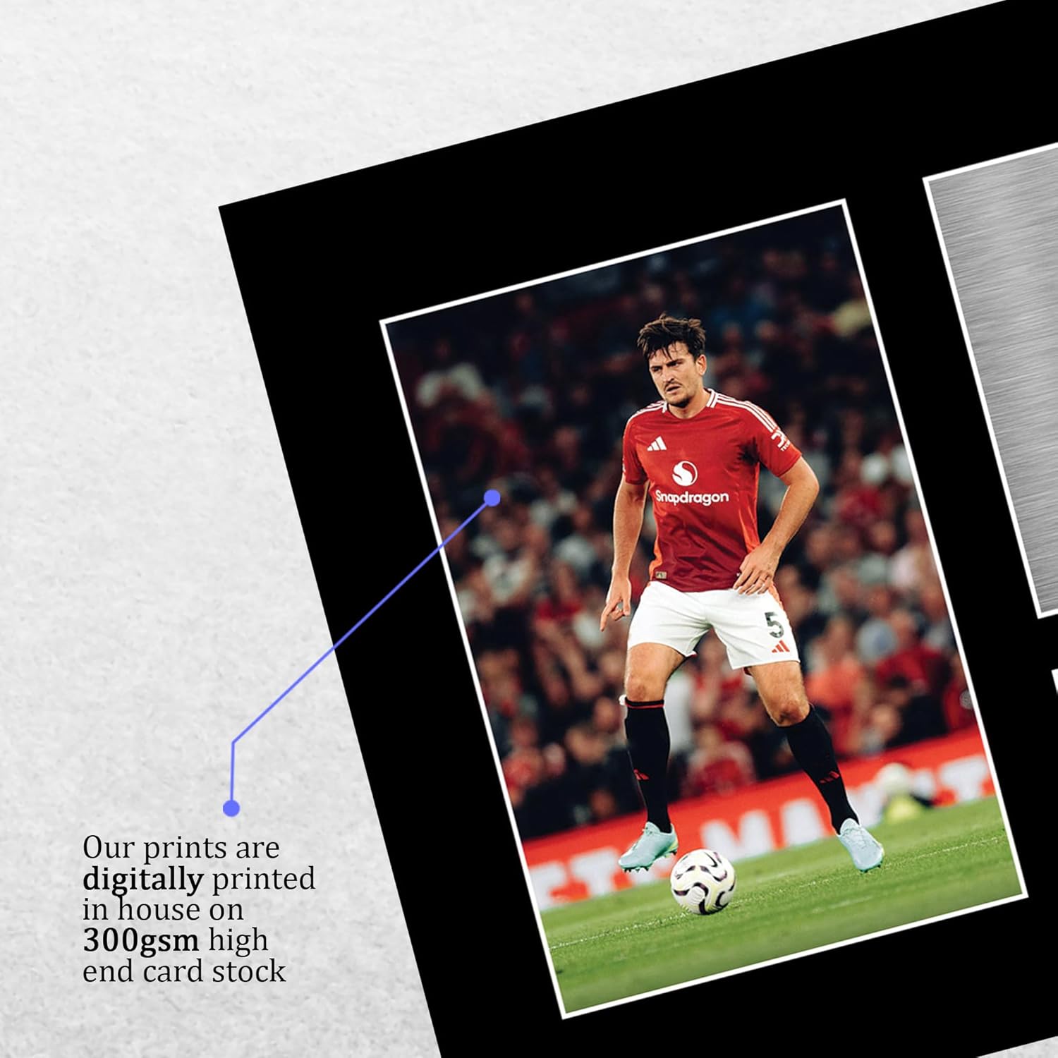 Thumbnail 3 de HWC Trading Harry Maguire Signed Autograph Print (A4) – Ready-to-Gift Display