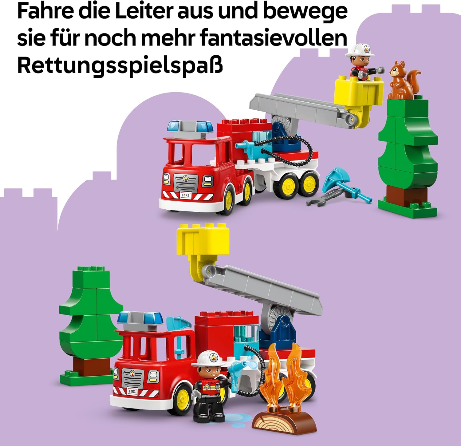 Thumbnail 4 de LEGO DUPLO Town Löschauto Löschfahrzeug 10473