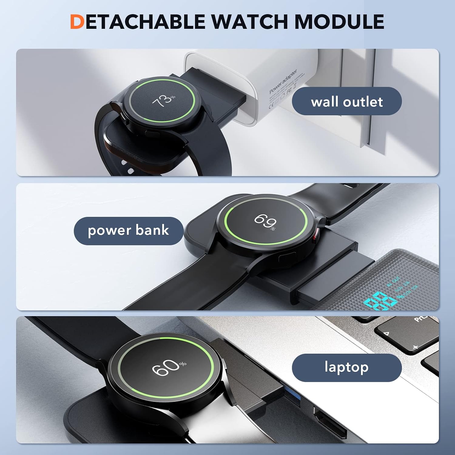 Detalle de LK Wireless Charger 3‑in‑1 for Samsung
