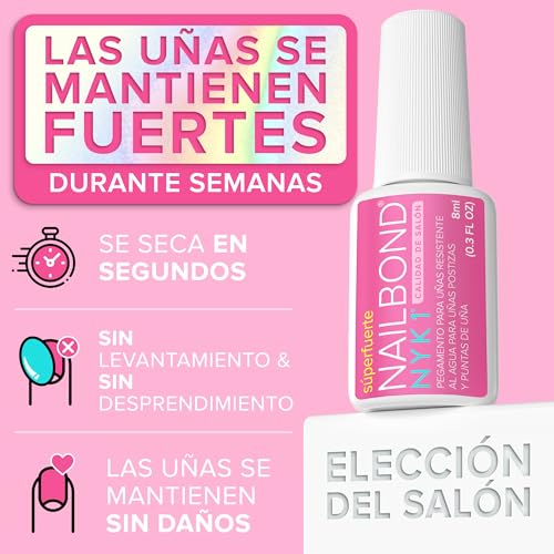 Detalle 2 de NYK1 NailBond: Pegamento para Uñas Postizas Súper Fuerte (8 ml)
