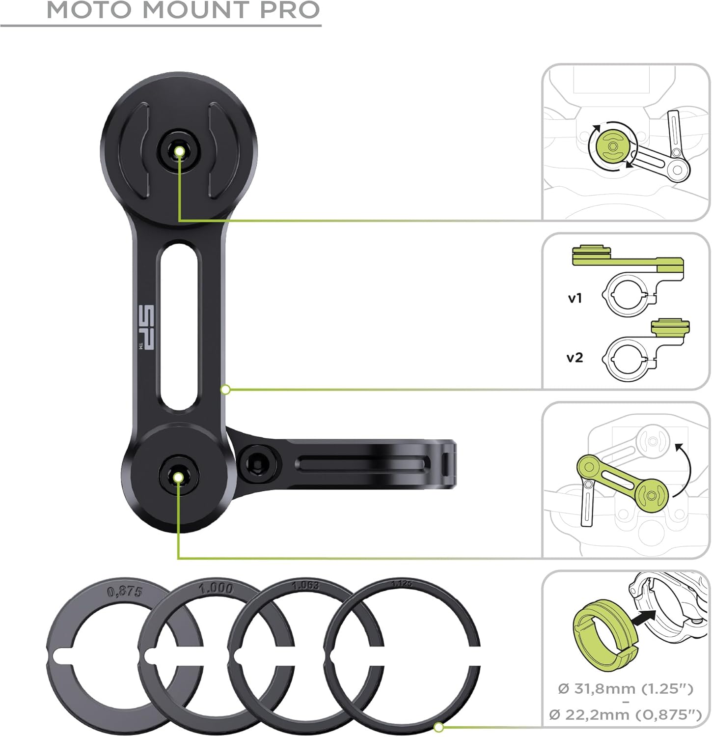 Thumbnail 4 de SP CONNECT Kit Support Moto 60% antivibration