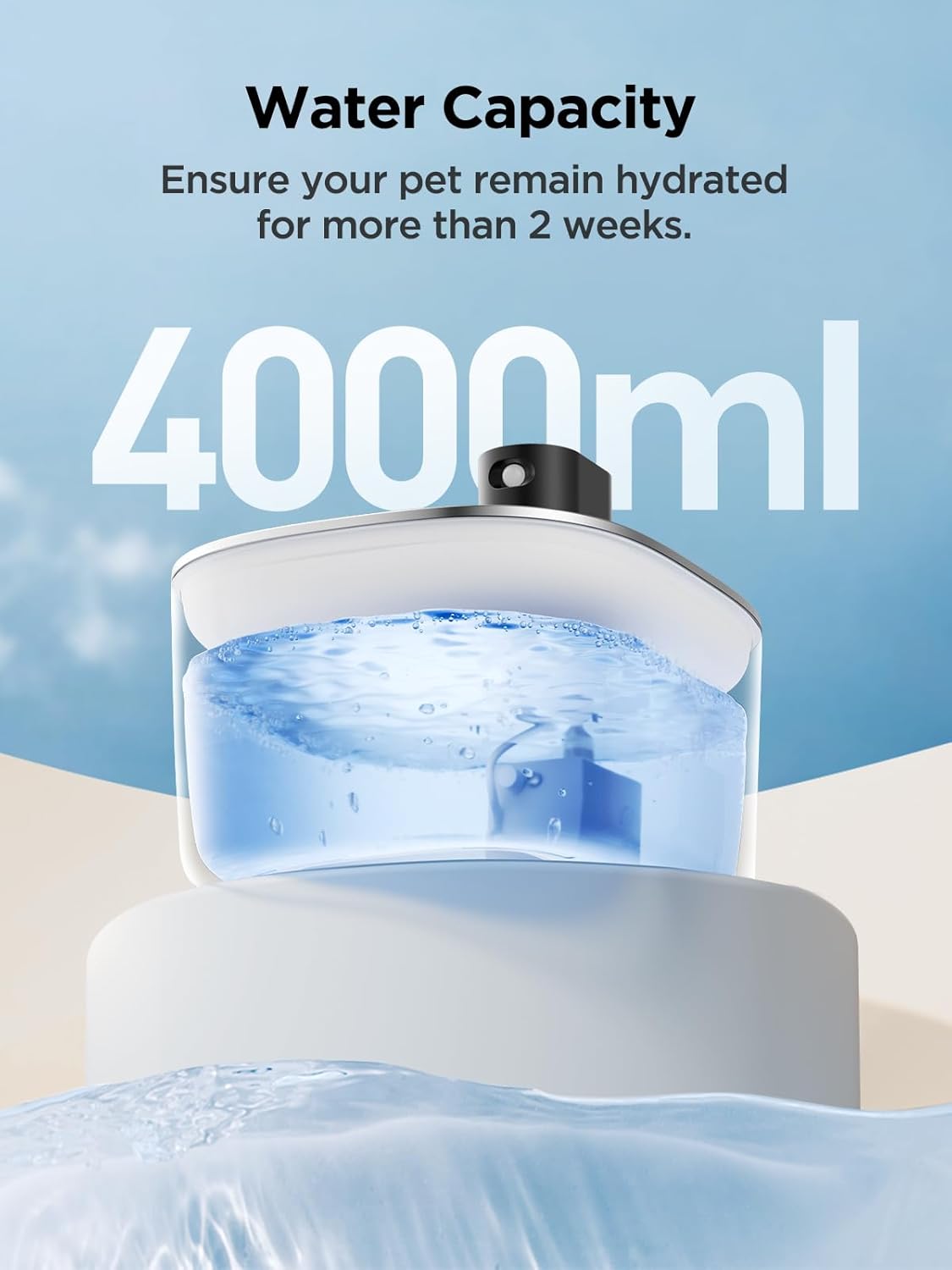 Thumbnail 2 de FEELNEEDY YPD-C004P 4L battery pet fountain