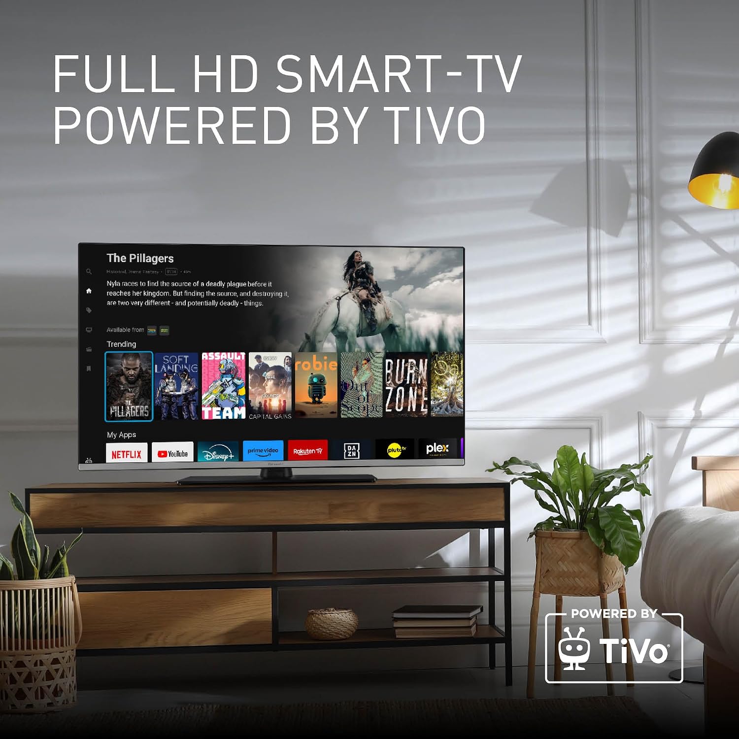Thumbnail 2 de Panasonic TB-32S45AEZC – S45A Serie 32 Zoll Full HD LED Smart TV mit TiVo, Sprachsteuerung und Gaming-Modus