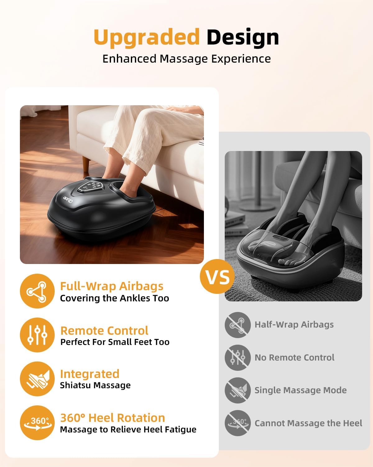 Thumbnail 6 de Foot Massager with Heat and Remote – Shiatsu Deep Heat for Foot Comfort