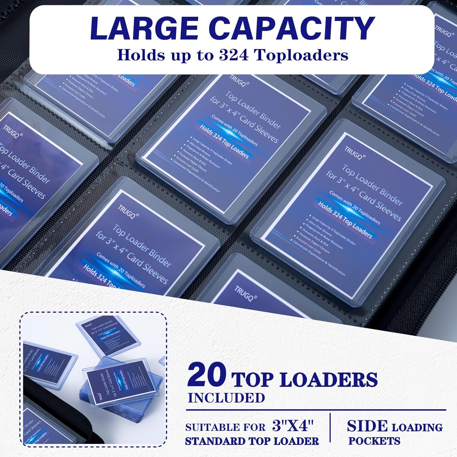 Thumbnail 1 de TRUGQ Toploader Binder 324 cards