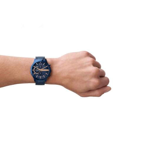 Detalle 2 de Armani Exchange AX2430: Reloj de hombre con esfera azul y acabado en acero