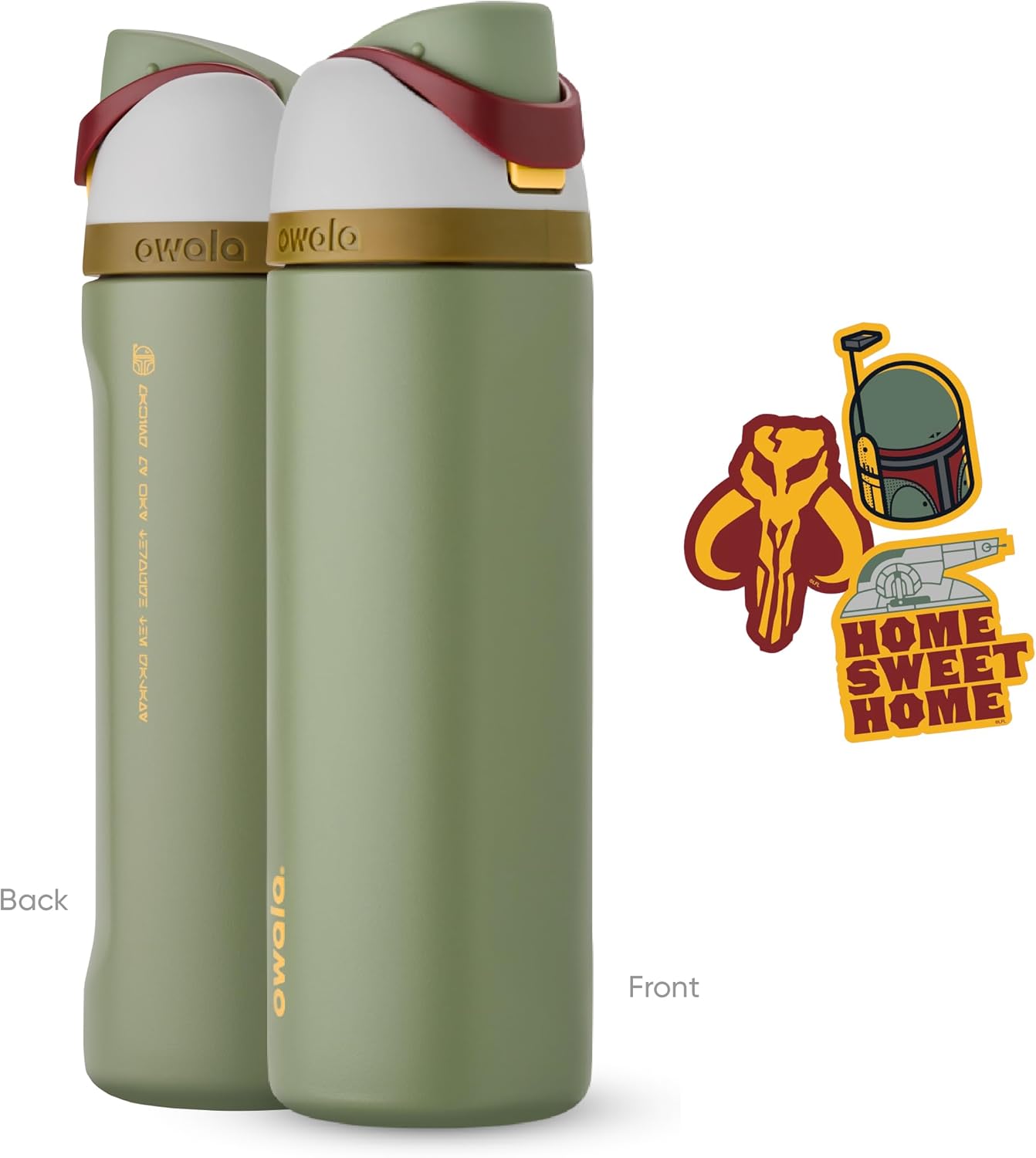 Thumbnail 5 de Owala Star Wars FreeSip Bottle (24 oz) – Boba Fett Insulated Stainless Steel Water Bottle