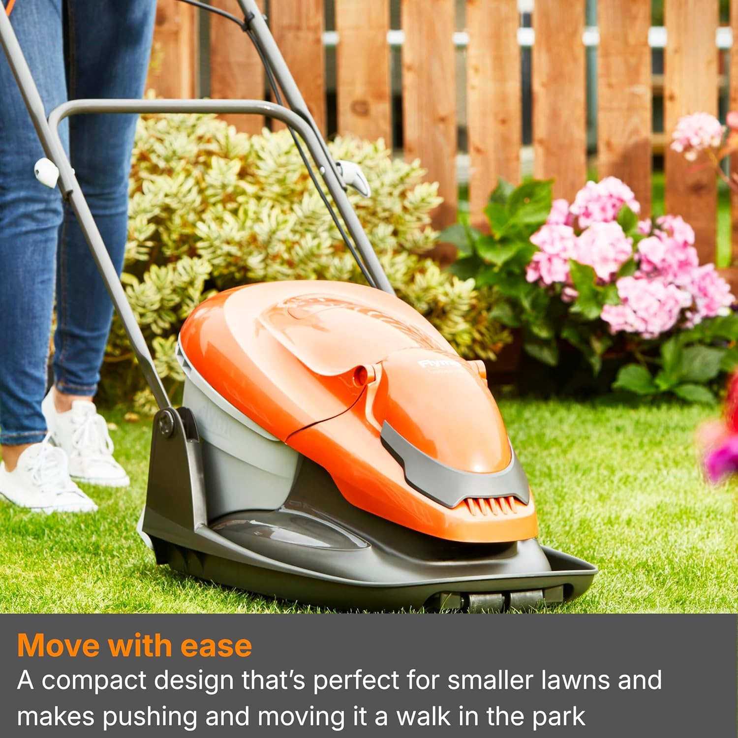 Thumbnail 2 de Flymo EasiGlide 300 Hover Collect Lawn Mower (1700W/1900W, 30cm cut, 20L grass box)
