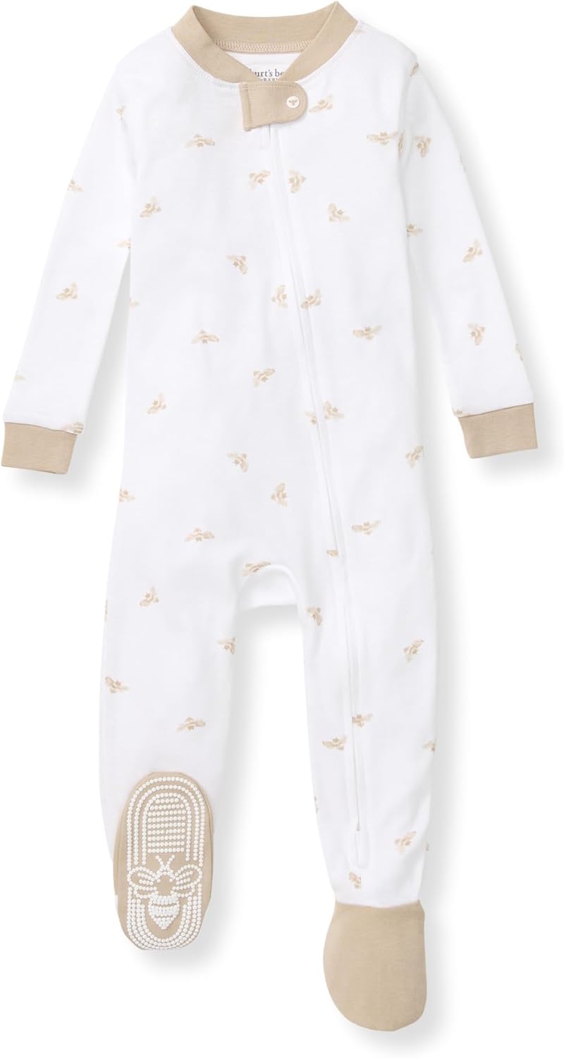 Thumbnail 6 de Burt's Bees Baby baby-boys Organic Cotton Zip-Up Footie Sleeper Pajamas (1-Piece)