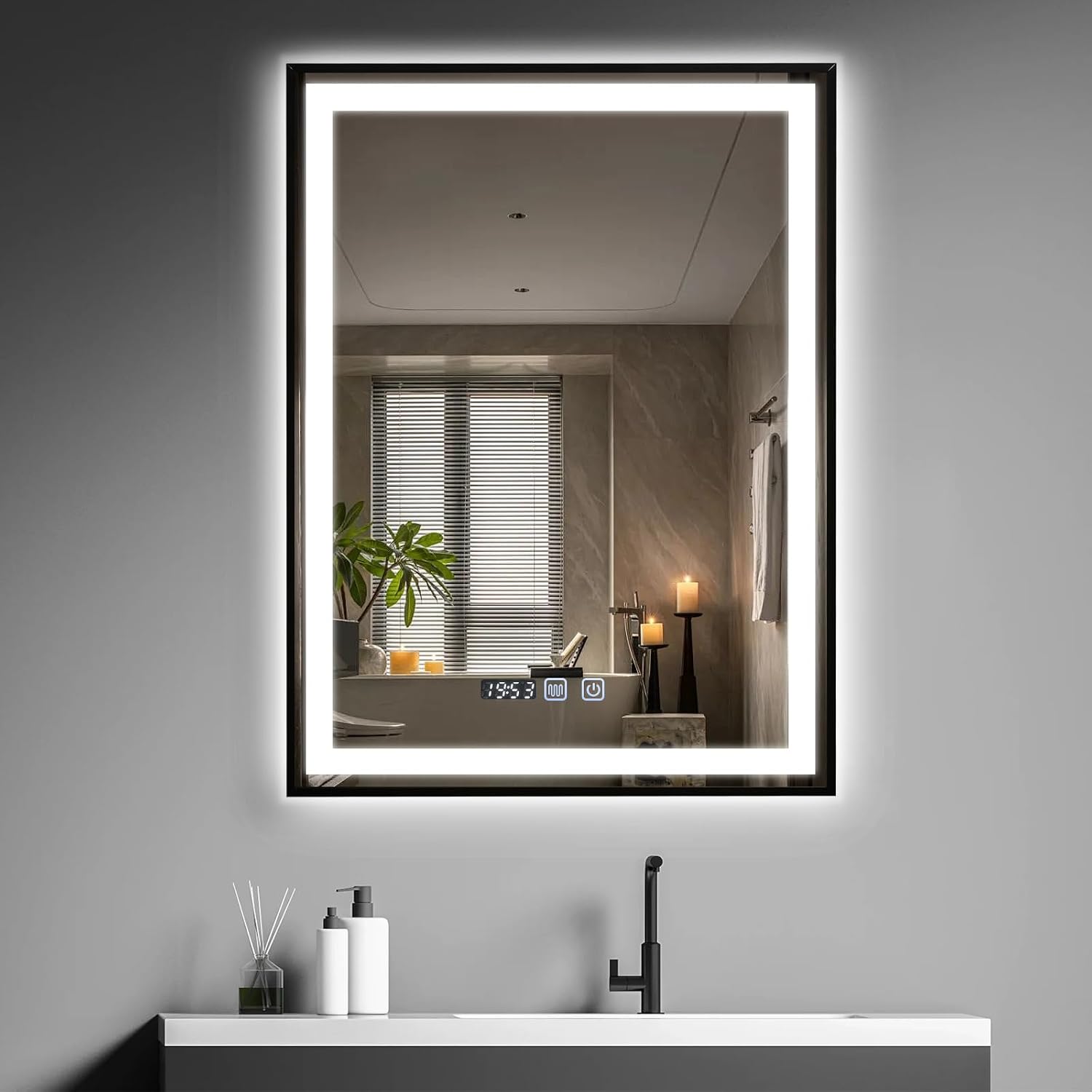 Detalle de YU YUSING miroir LED 60x80 cm anti buée