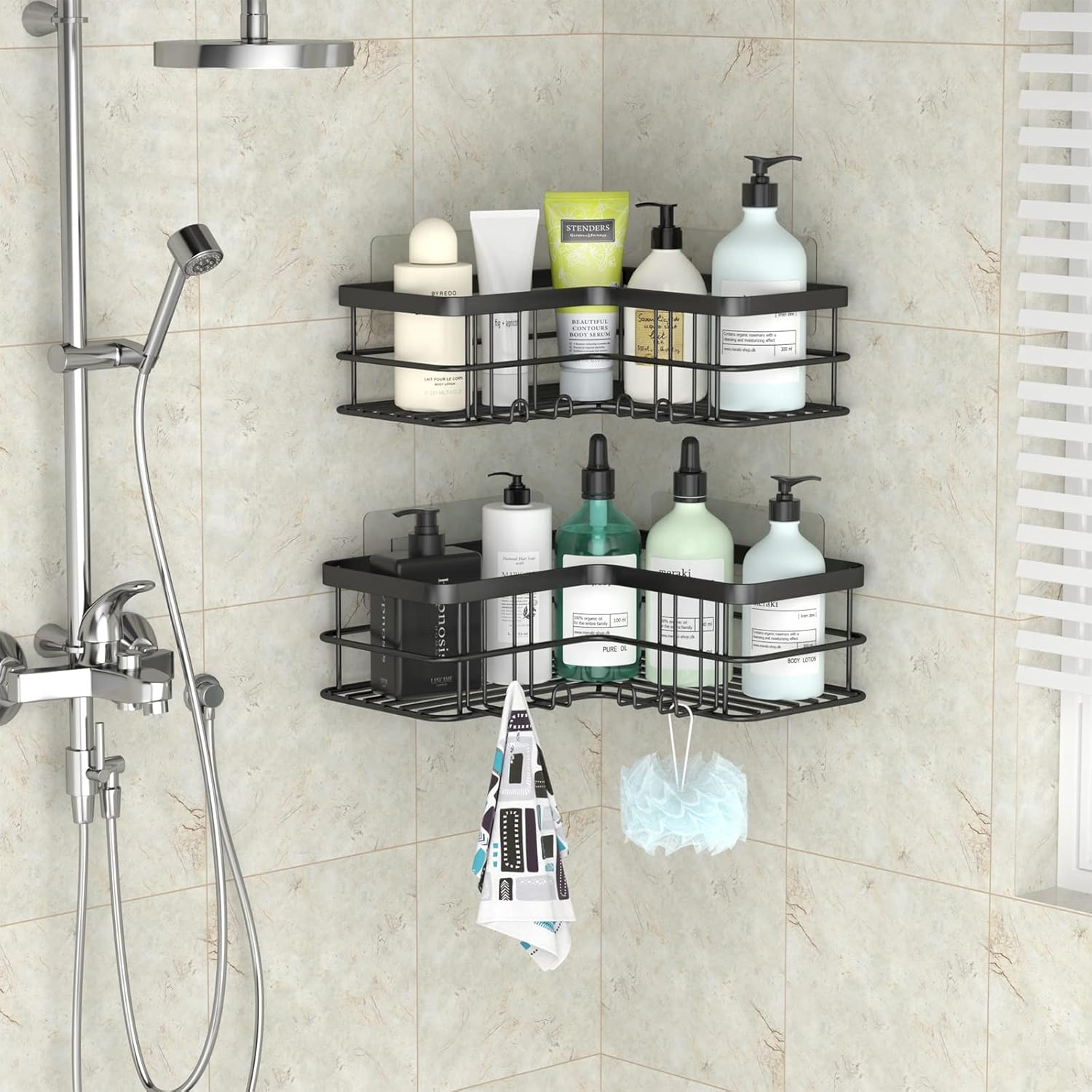 Thumbnail 5 de Yazoni Corner Shower Caddy 30 lb