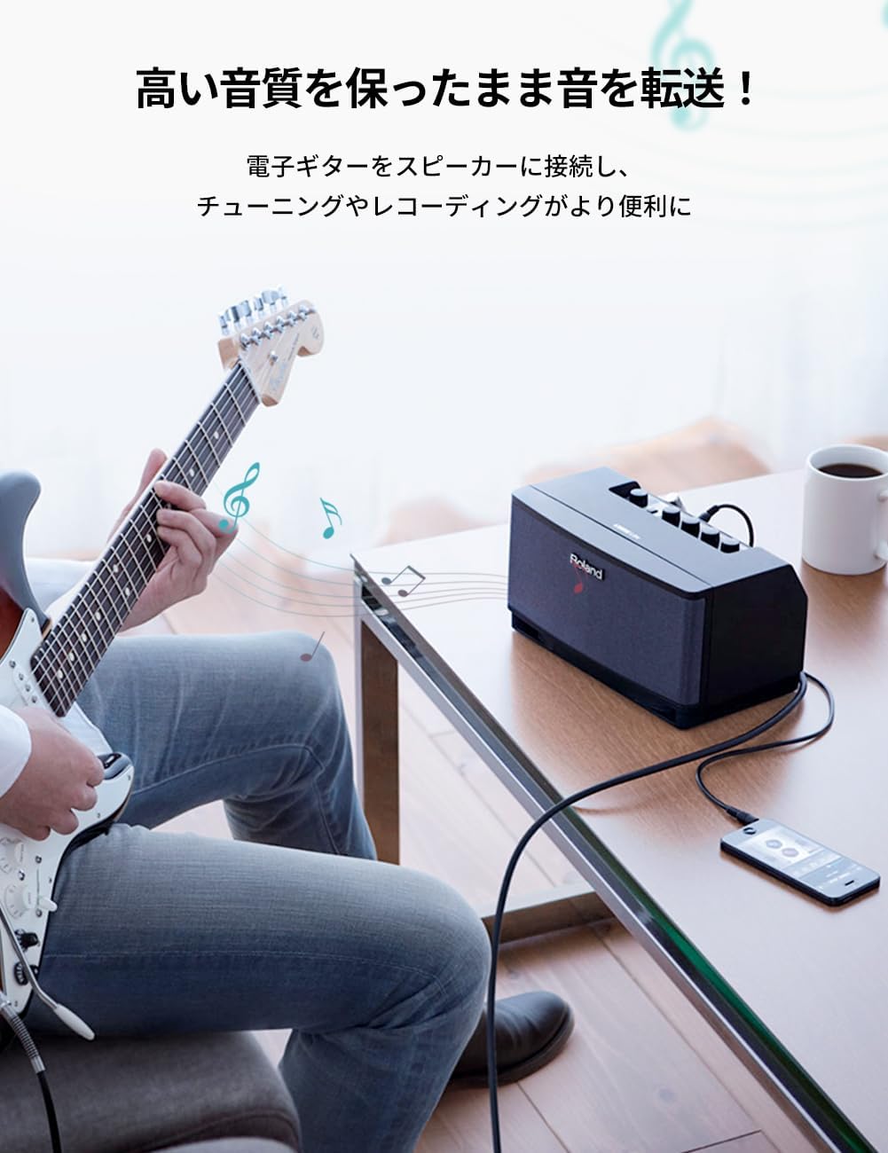Detalle de UGREEN 6.35mmモノラルケーブル 1M オス-オス・ナイロン編み被覆