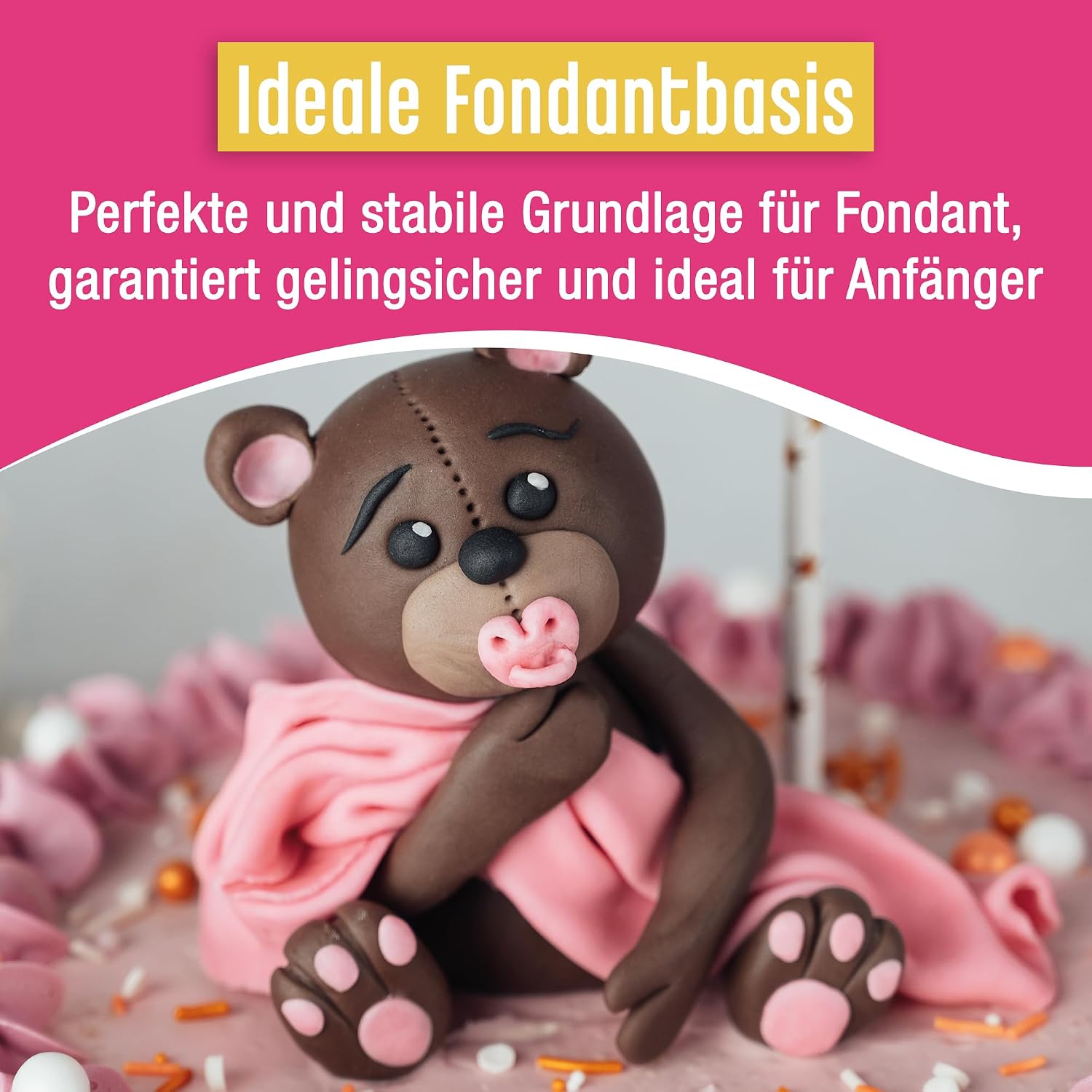 Detalle de Decocino Buttercreme Schoko 250g – Fertige Buttercreme-Mischung im Schoko-Geschmack