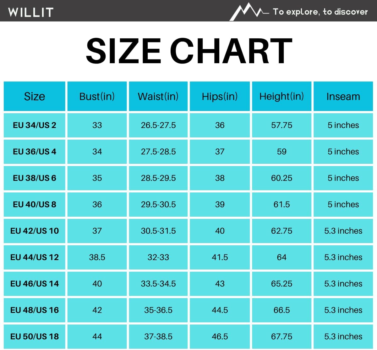 Thumbnail 6 de WILLIT Damen 5" Badeshorts Boardshorts UPF50+ Hochtaillierte Badehose mit Schnell-Trocknung