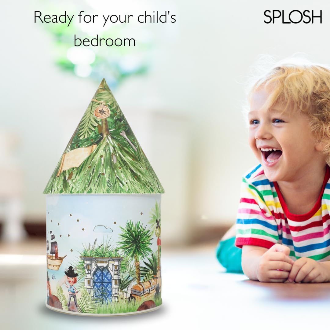 Detalle de Splosh Light Up Fairy House – Pirate Party kids’ nightlight house
