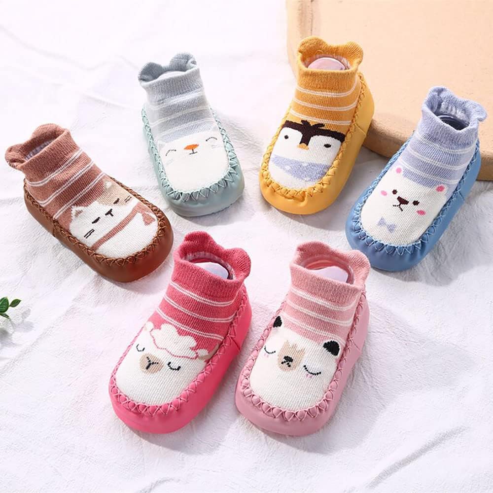 Thumbnail 5 de FedMois 3 Pairs Baby Slippers with Non-Skid Soles
