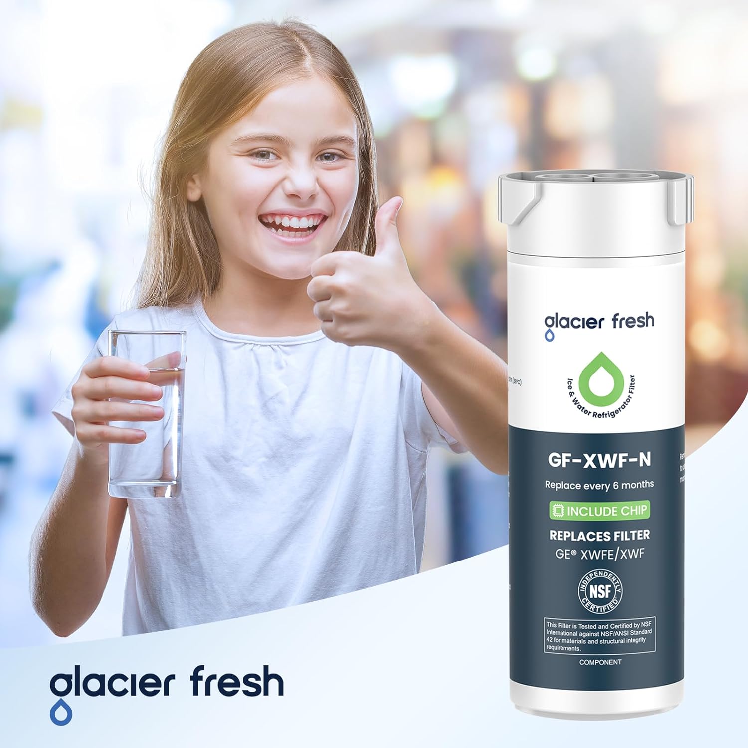 Thumbnail 6 de GLACIER FRESH GF-XWF-N Refrigerator Water Filter 200 gal