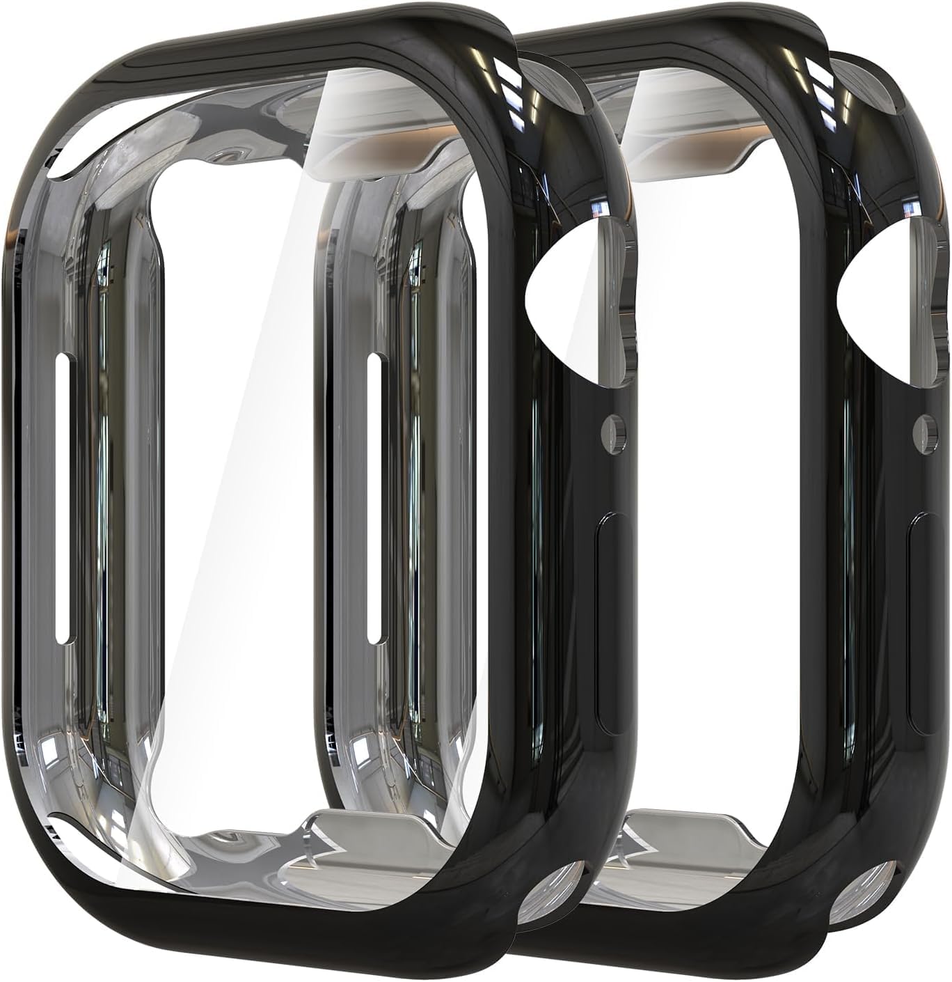 Thumbnail 6 de Simpeak 2PCS Coque Compatible pour Apple Watch 40mm Series SE/6/5/4 – Étui TPU Ultra Fin Transparent