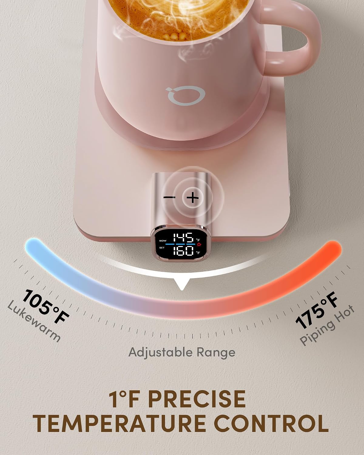Thumbnail 1 de Coffee Mug Warmer & iKago Mug Set: Accurate Temperature Control for Desk
