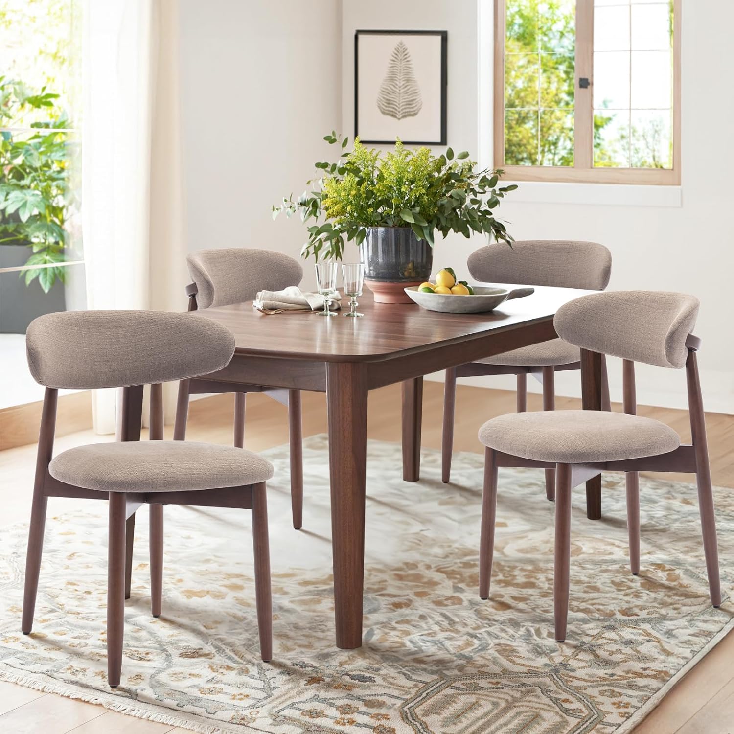 Detalle 2 de COLAMY dining chairs set with 125 kg