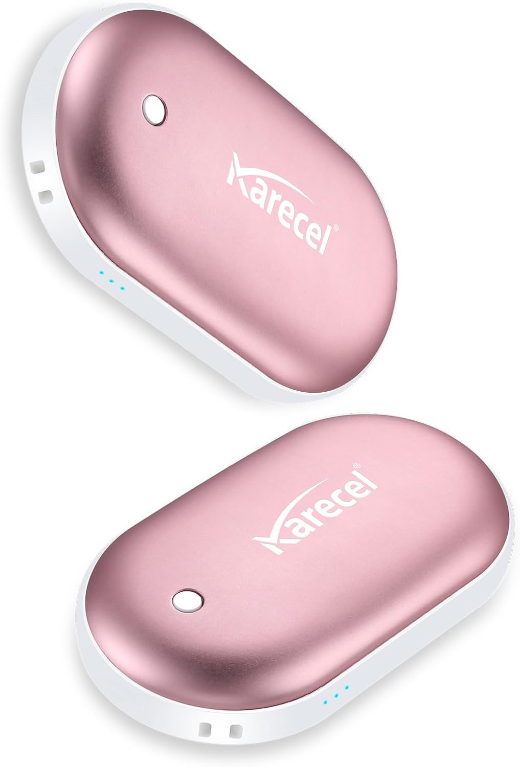 Detalle de KARECEL ZLS-118 Rechargeable Hand Warmers, 2-Pack, Double-Sided Heating