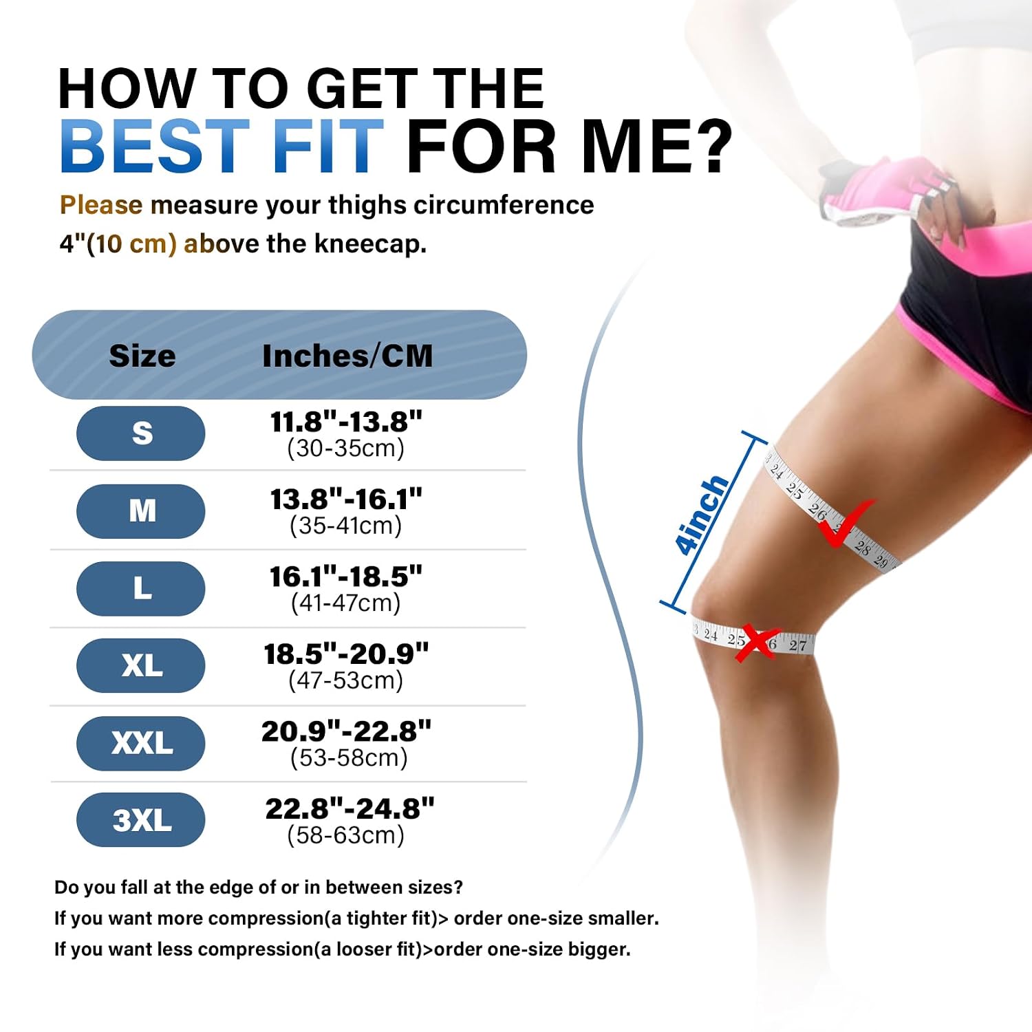 Detalle 2 de Lexniush Knee Support M - compression sleeve