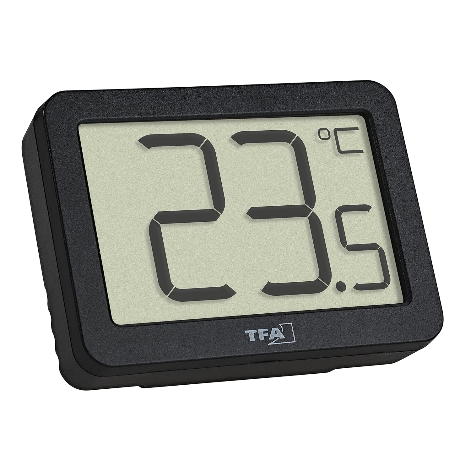 Detalle 2 de TFA Dostmann 30.1065.02 digital inomhustermometer, vit med max- och minvärden