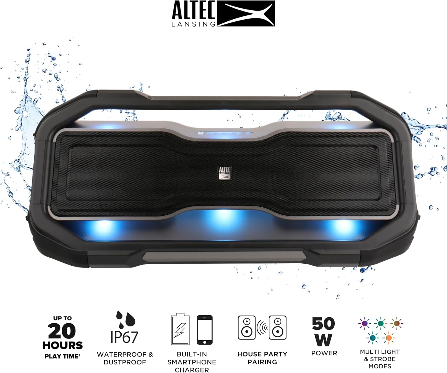 Thumbnail 1 de Altec Lansing Bluetooth Speaker ROCKBOX XL