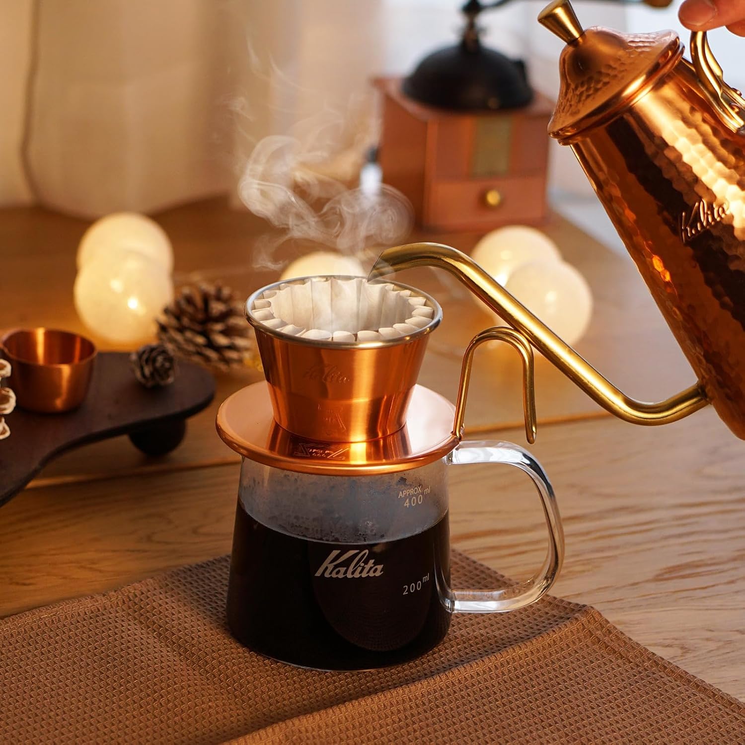 Detalle 2 de Carita copper coffee dripper