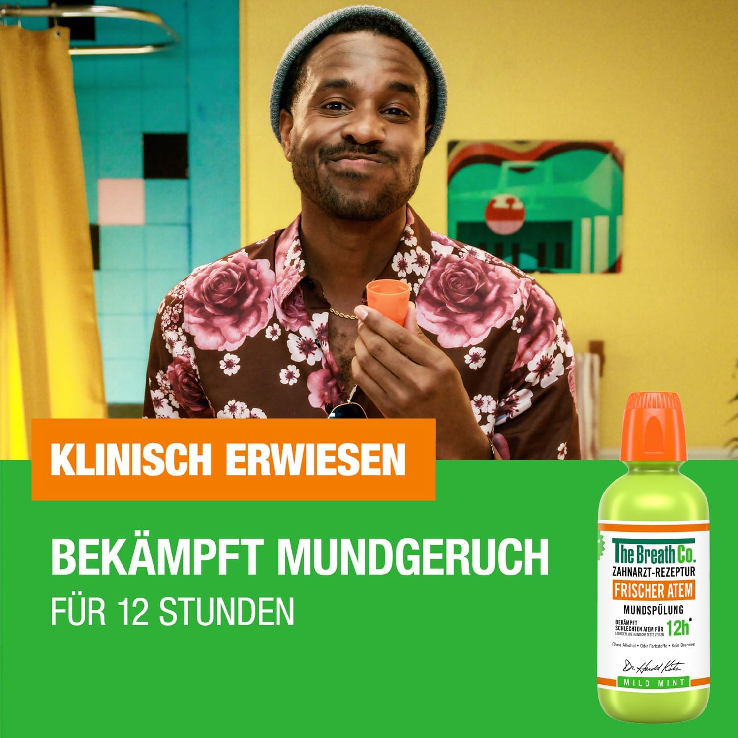 Thumbnail 4 de THEBREATHCO The Breath Co. Mundspülung 500 ml – alkoholfrei, antibakteriell & frischer Atem bis zu 12 Stunden